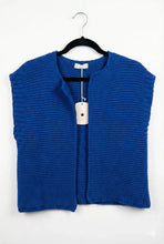 Cotton Knit Vest - Royal Blue