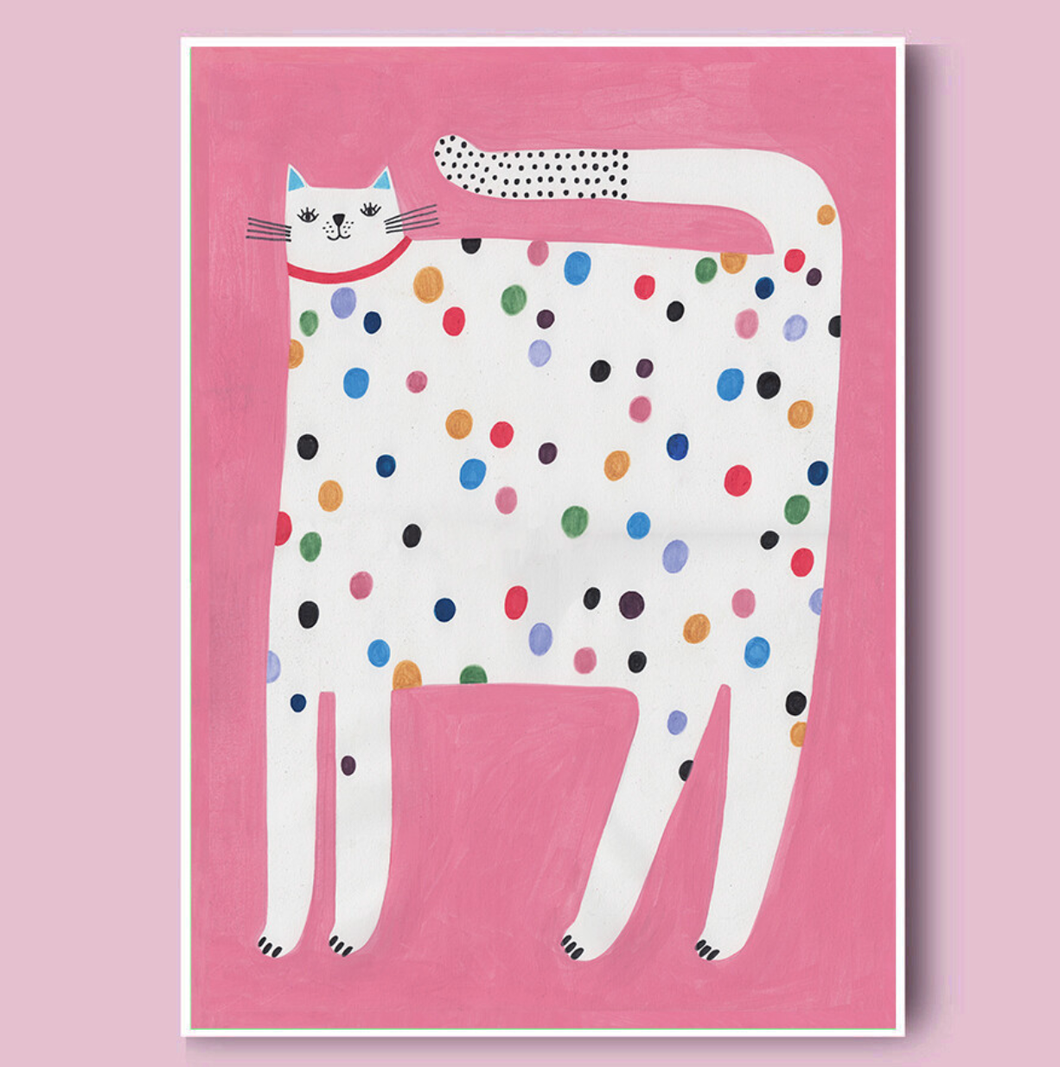 SPOTTED CAT print