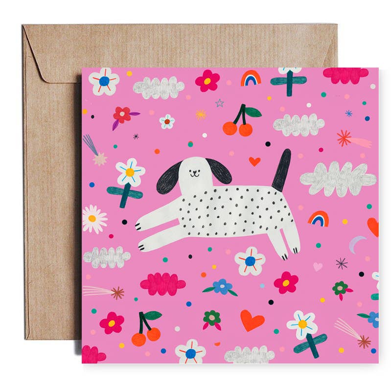 HAPPY DOG card