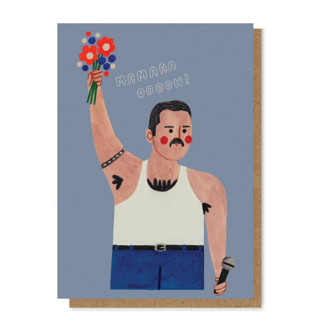 FREDDIE MERCURY card