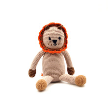 Crochet Baby Toy Lion rattle