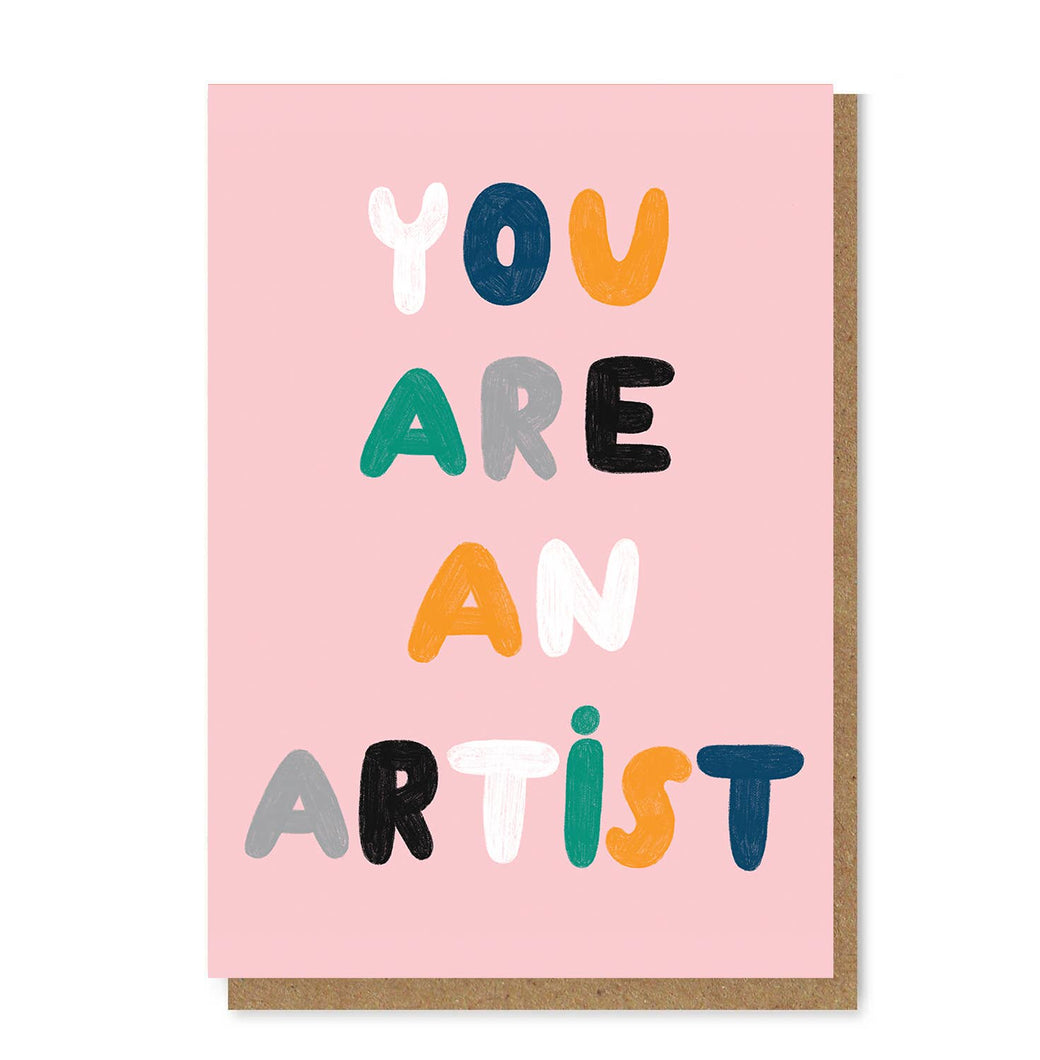 YOU ARE AN ARTIST card
