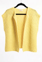 Cotton Knit Vest - Butter yellow