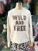 WILD AND FREE JUMPER IN CREAM & ANIMAL