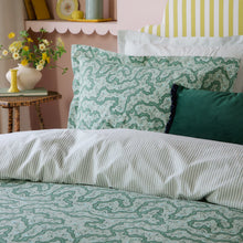 SAGE WIGGLE DUVET SET