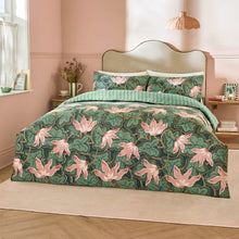 SAGE & PINK LOTUS DUVET SET