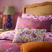 PURPLE BIRDS DUVET SET