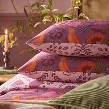 PURPLE BIRDS DUVET SET