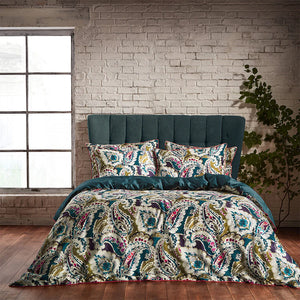 PAISLEY SATEEN DUVET SET- DOUBLE