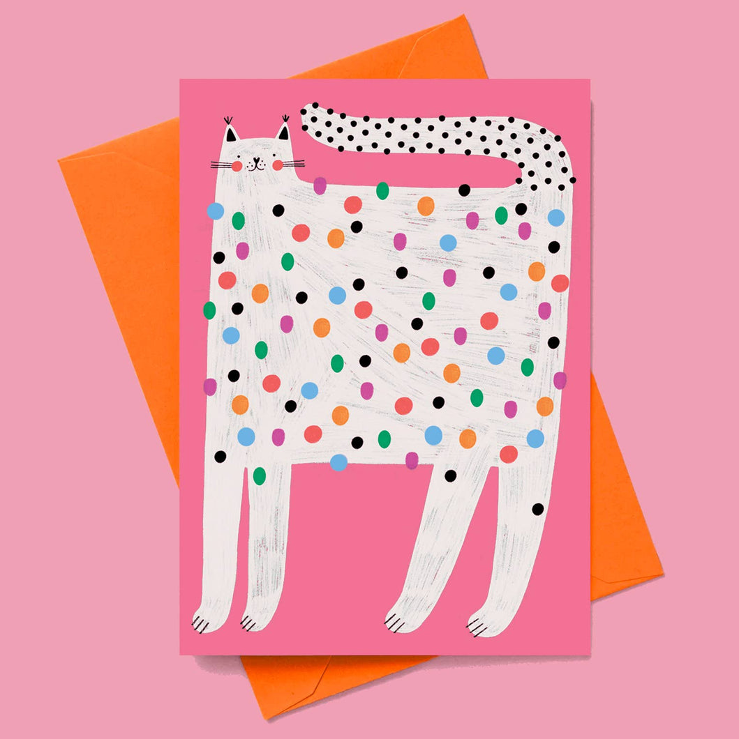 SPOTTED CAT card