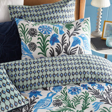 BLUE & GREEN BIRD DUVET SET