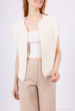 Cotton Knit Vest - Cream